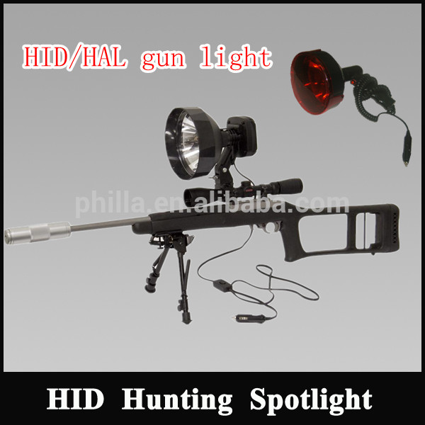 high power hunting equipment spotlight Scope Mounted lamp,rifle scope gun light