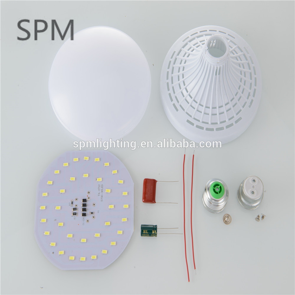 e27 20w/36w energy efficiency ufo round skd led panel light skd parts