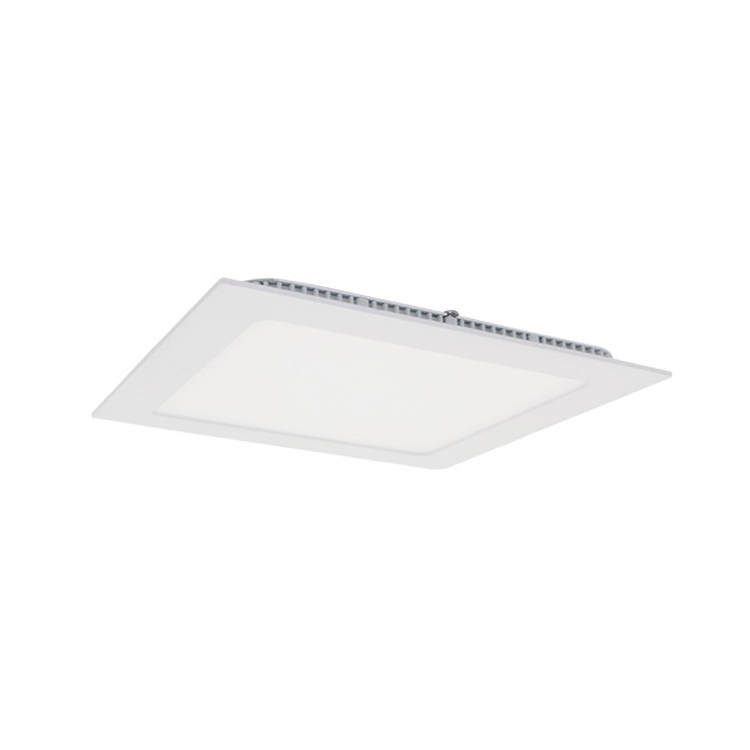 3W 6W 9W 12W 15W 18W 24W White Iron Glass Ultra Thin Down Lamp Slim Recessed Ceiling Light Square Shape LED Downlight