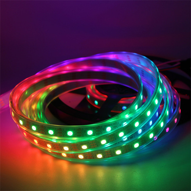 IP65 IP20 IP67 144 led smart pixel rgb ws2812 christmas led strip lights