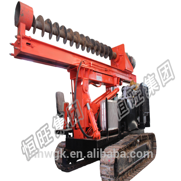 newest photovoltatic pile drivers bore pile machine