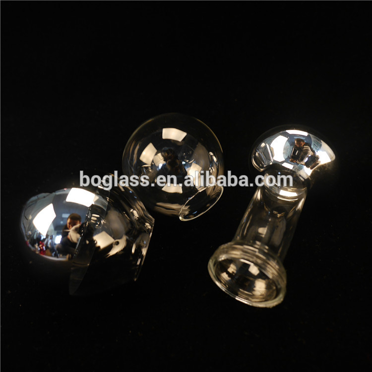 China manufacturer clear heat resistant LED lamp shell covers shape glass bulb