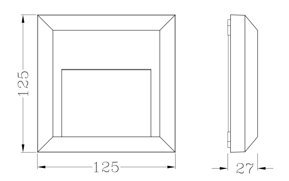 1.6W LED energy-saving outdoor lighting garden pathway made in zhejiang (PS-WL39L-1.6W)