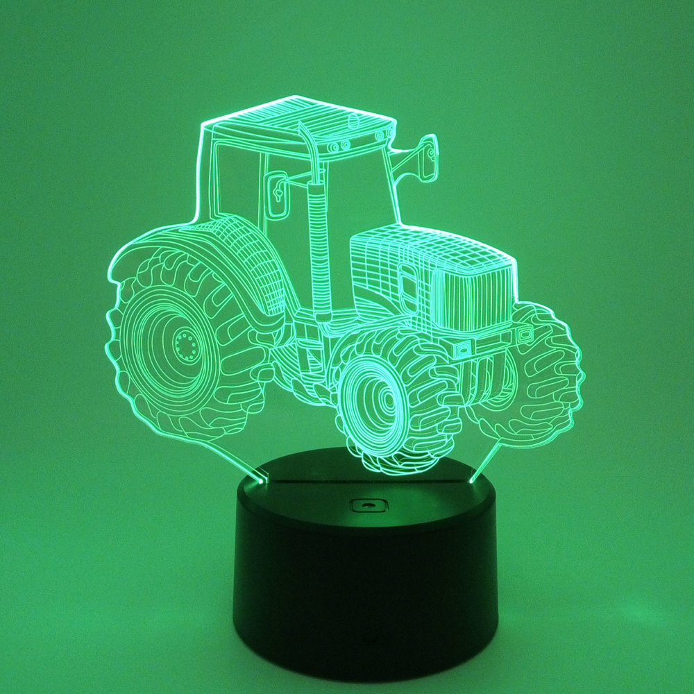 2019 Led 3D Night Light Customizable Illusion Sleep Light 7 colors Touch Button Anime Desk Lamp High Quality made in China