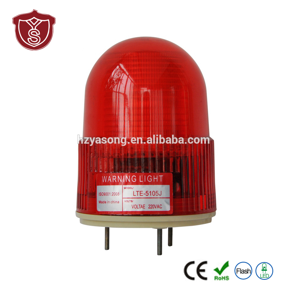 LTE-5105J Bullet shape design buzzer siren LED flashing warning light