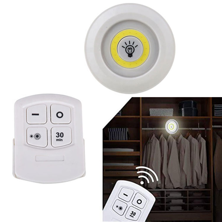 Bright LED Touch Night Light Remote Control Cordless Lamp