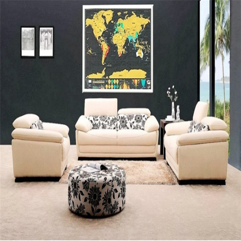 Good Design 1Piece Deluxe Black Scratch Off World Map 82.5 X 59.4cm Black Map Scratch With Cylinder Packing Room Decoration Wall