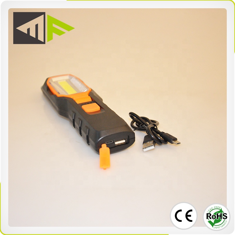 PICK-UP COB 5W WorkLight USB Recgargeable led Inspection Lamp with magnet and hanger