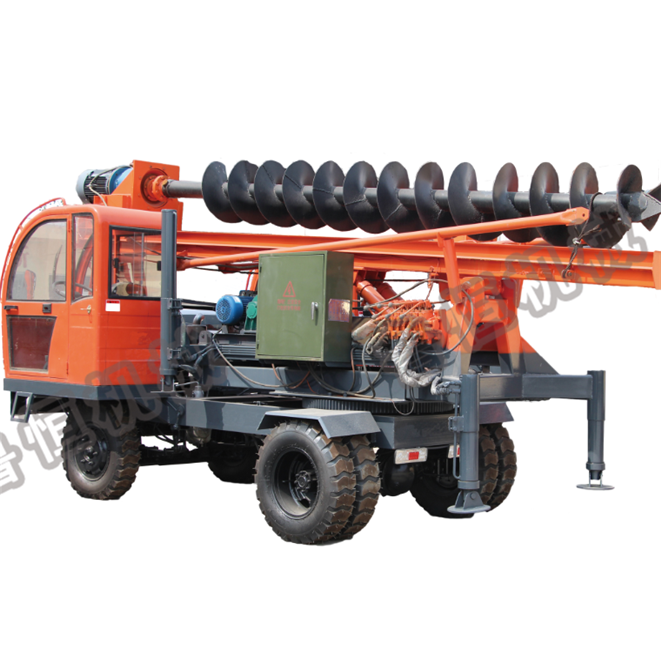 hengwang high quality Tractor Mounted Highway Metal Pile Drive Hammer