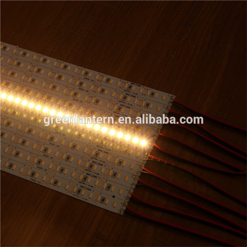 SMD4014 rigid bar light 144led/m 50-60lm/led show case under cabinet aluminum pcb strip 4014 led rigid bar