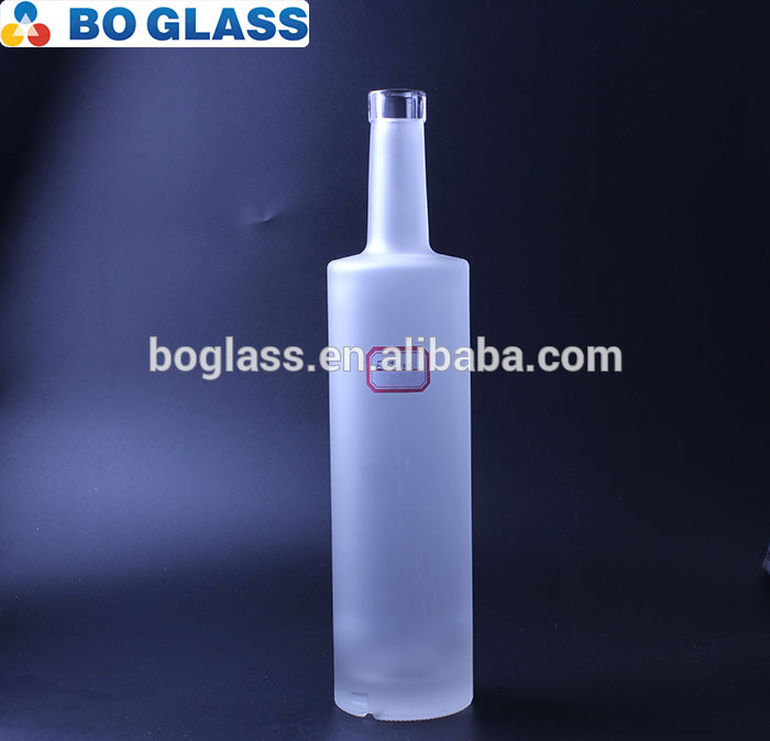 custom design acid vodka glass bottle