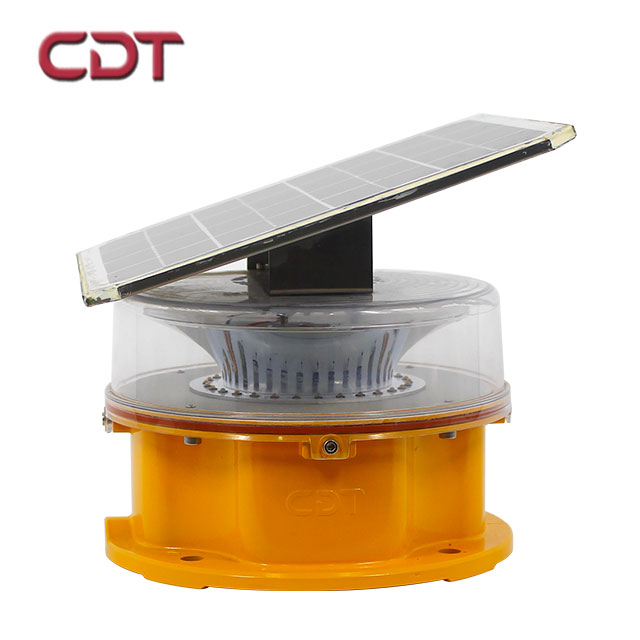 Medium intensity type B solar panel solar led aviation obstruction light