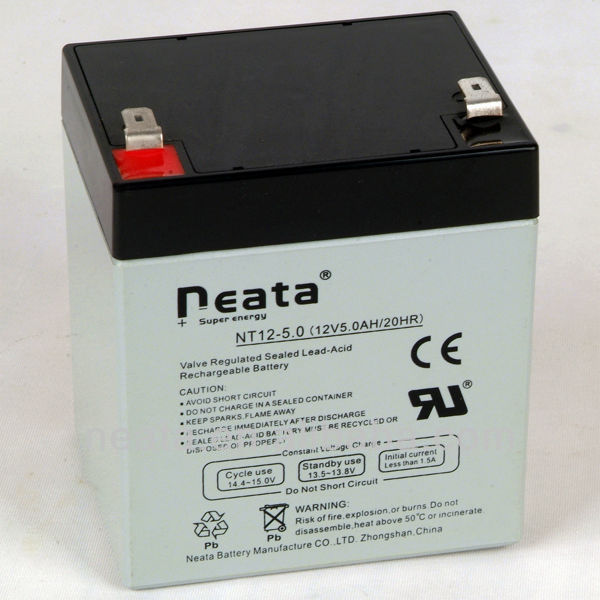 Solar Battery 12v 5.0ah (NT12-5.0B) sealed battery
