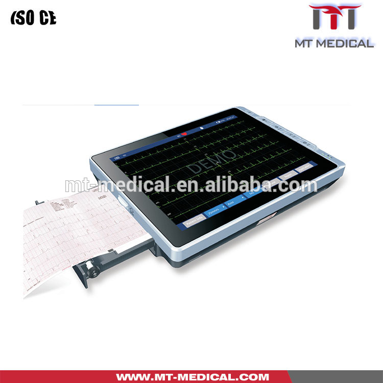 6 Channel Handheld Digital System ECG Machine With WiFi, Built-in Scanning Gun