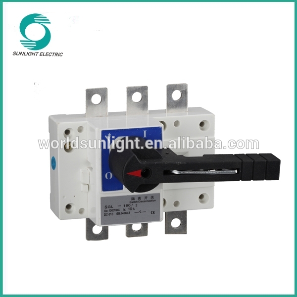 SGL SERIES 63A to 630A weatherproof isolators load break isolating switch