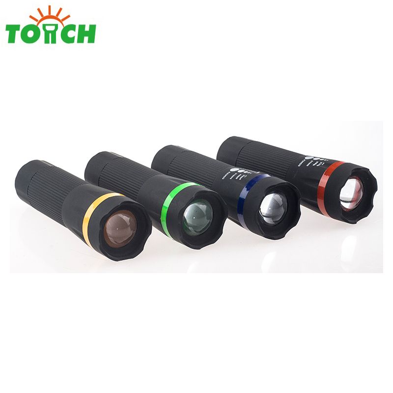 promotion electronic gift plastic flashlight leds color mini linternas