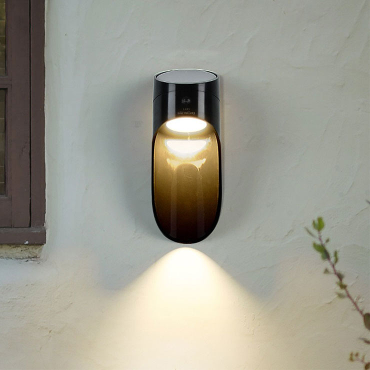 Outdoor wall light led sensor lamp garden lights with warm light