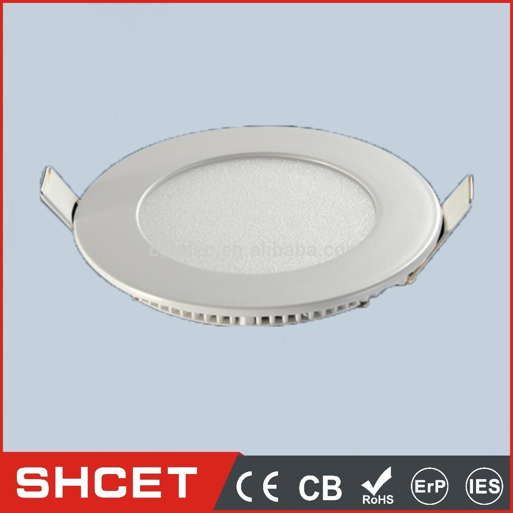 CE ROHS approved small led flat panel lights round/square 3w 6w 9w 12w residential led lighting