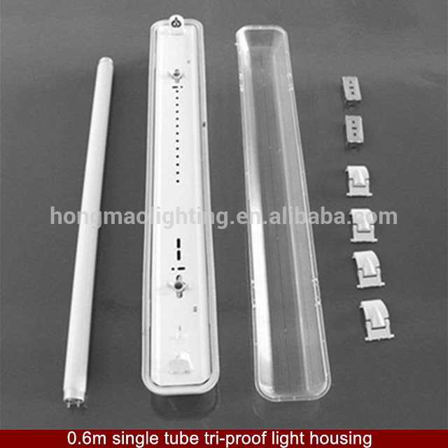 2ft 3ft 4ft 5ft 6ft 8ft t8 led tube housing ip65 tri-proof light shades