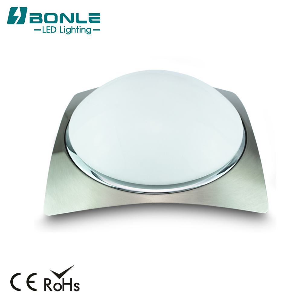 BONLE Ac85-265V Pf>0.95 220*220Mm 12W Ceiling Light Fittings With Led Bulbs