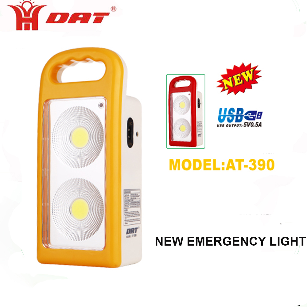 LED rechargeable emergency light 10W portable solar emergency light