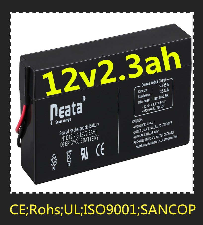 Neata Battery Bluesun deep cycle agm 12v 2.3ah ups inverter battery charger battery