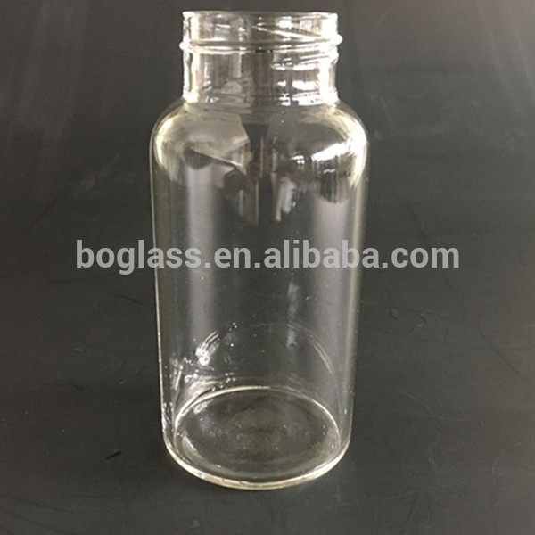 250ml high borosilicate baby glass milk bottle