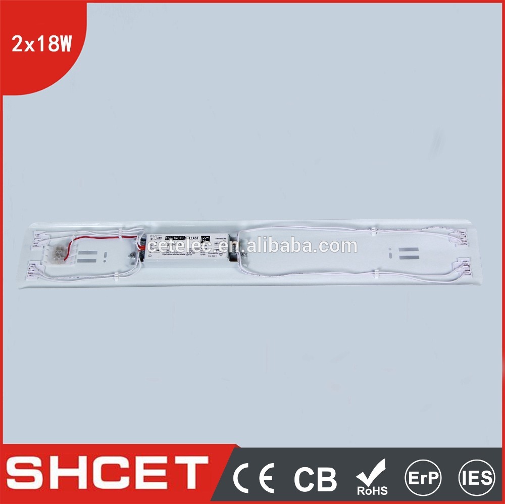 CET-218B-0.6m 2*18W IP65 T8 LED Waterproof Fixture Light Tri-proof Light