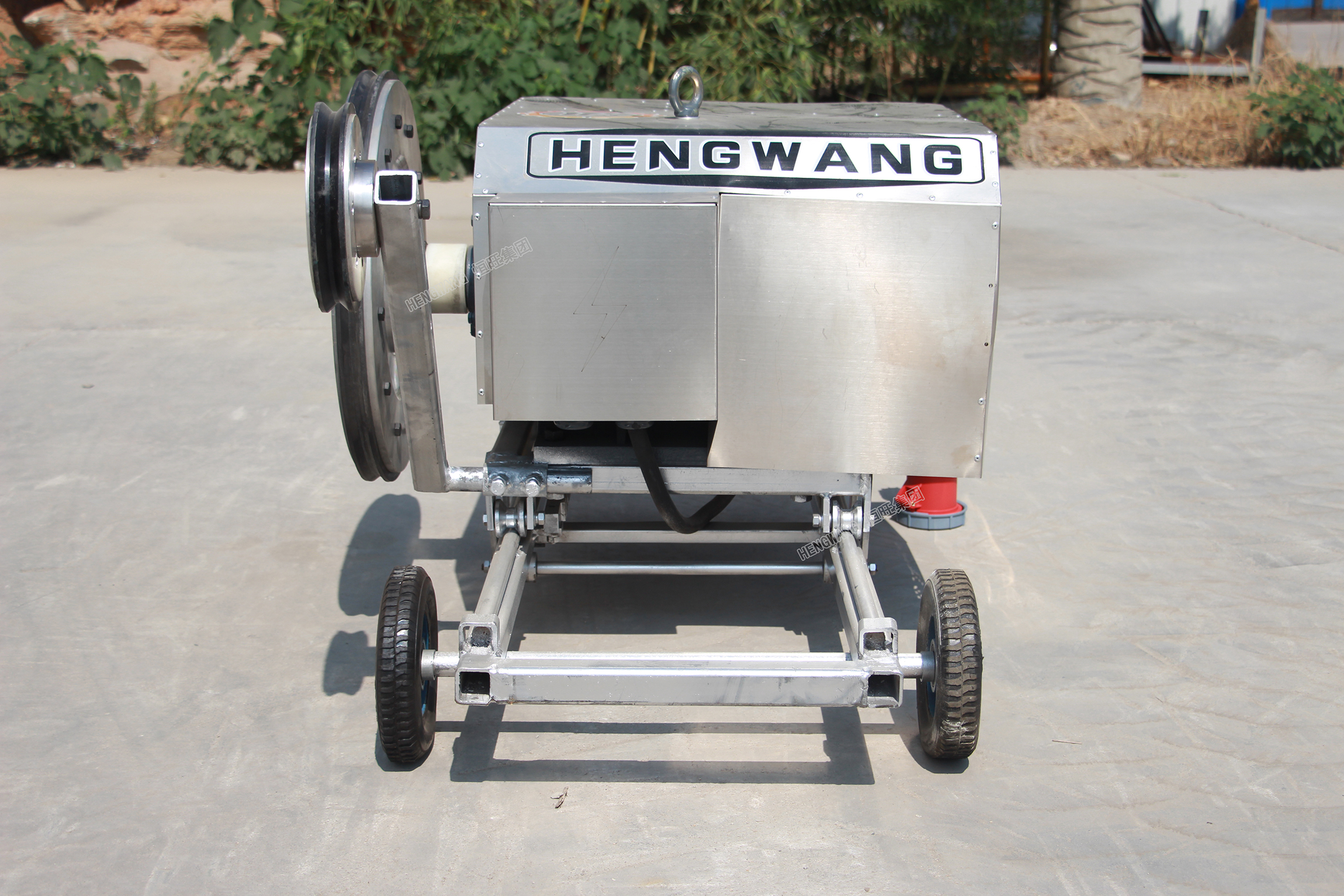 Block stone cutting wire saw machine