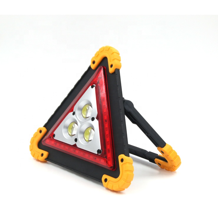 Yellow Rechargeable light inspection led portable work light with tripod work lamp stand