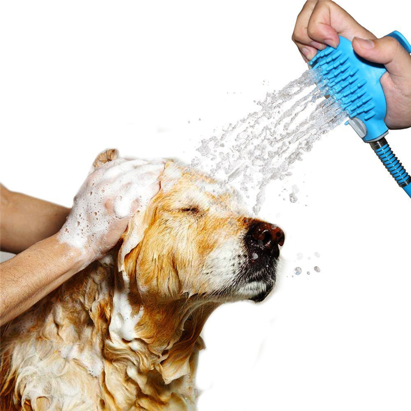 Hot Sale Newest Design Pet Bathing Dog Shower Sprayer Shampoo Washer With Massage Brush