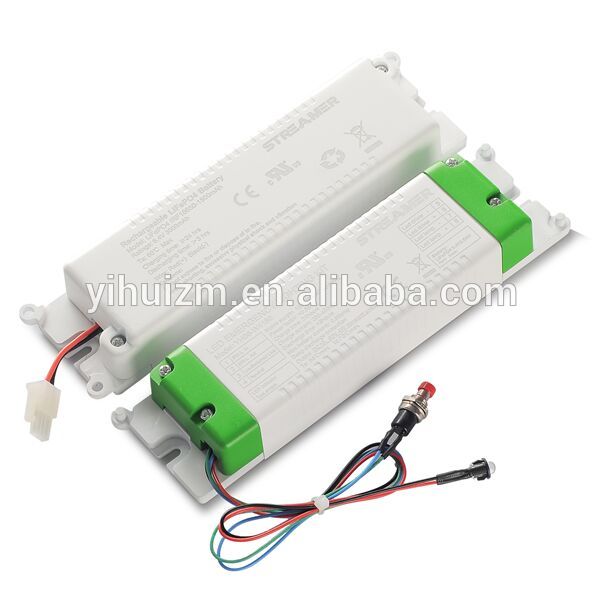 LED emergency driver with lithium battery for 4-60W led lamp with UL number E483815