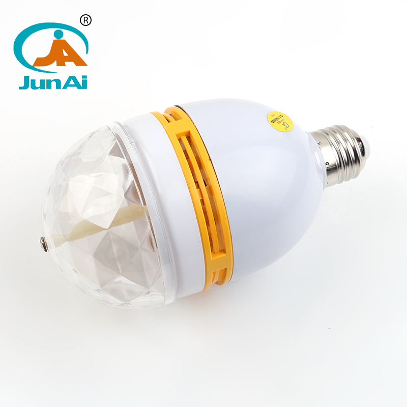 Hot sale rotatable color light LED bulb disco bulb with factory price