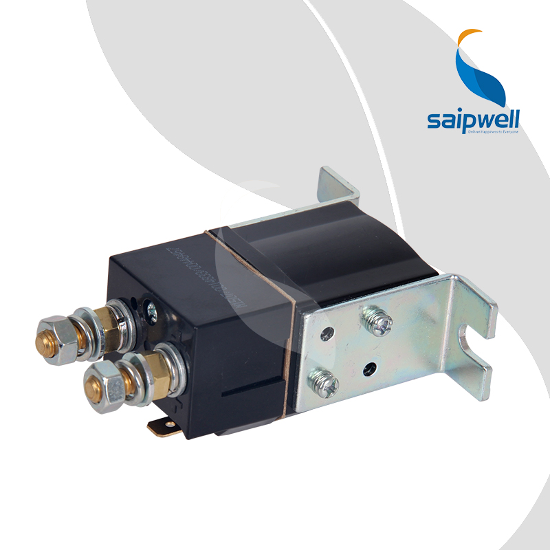 SAIPWELL Single Phase 50A 12V DC Magnetic Contactor for Electrical Power Circuit