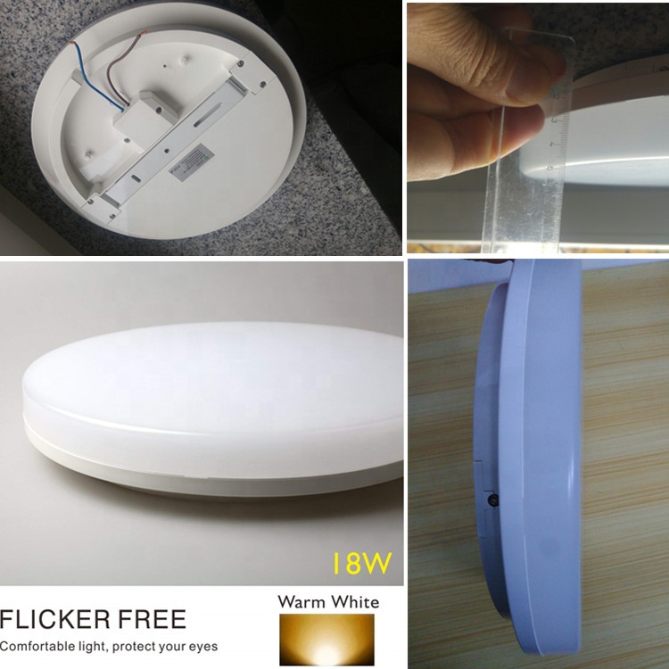 Round house lighting 15W 20W waterproof IP54 surface mounted led ceiling slimline