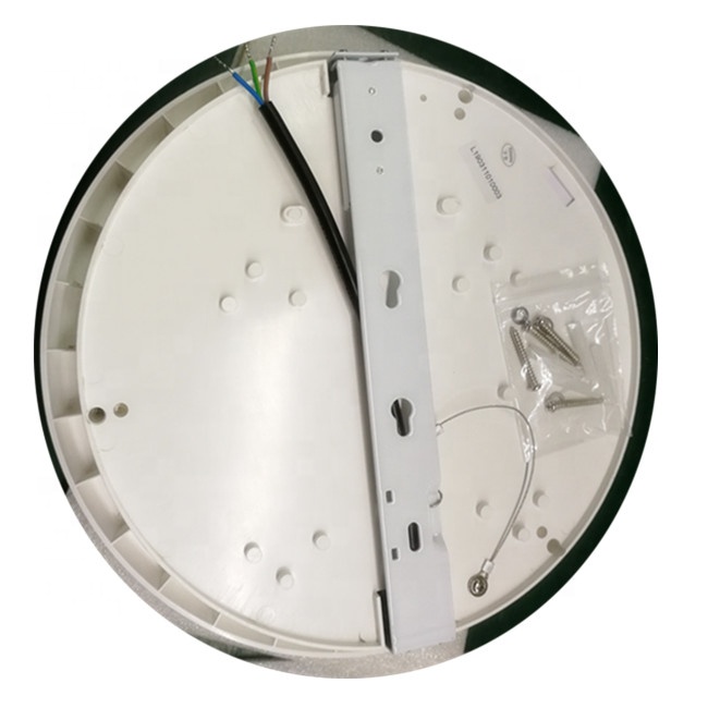 3 hours emergency circular led ceiling light with microwave motion sensor led light lamp