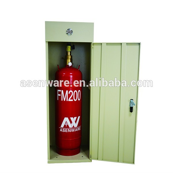 Asenware Manufacturer Supplier 90L Cabinet Type FM200 fire extinguisher system