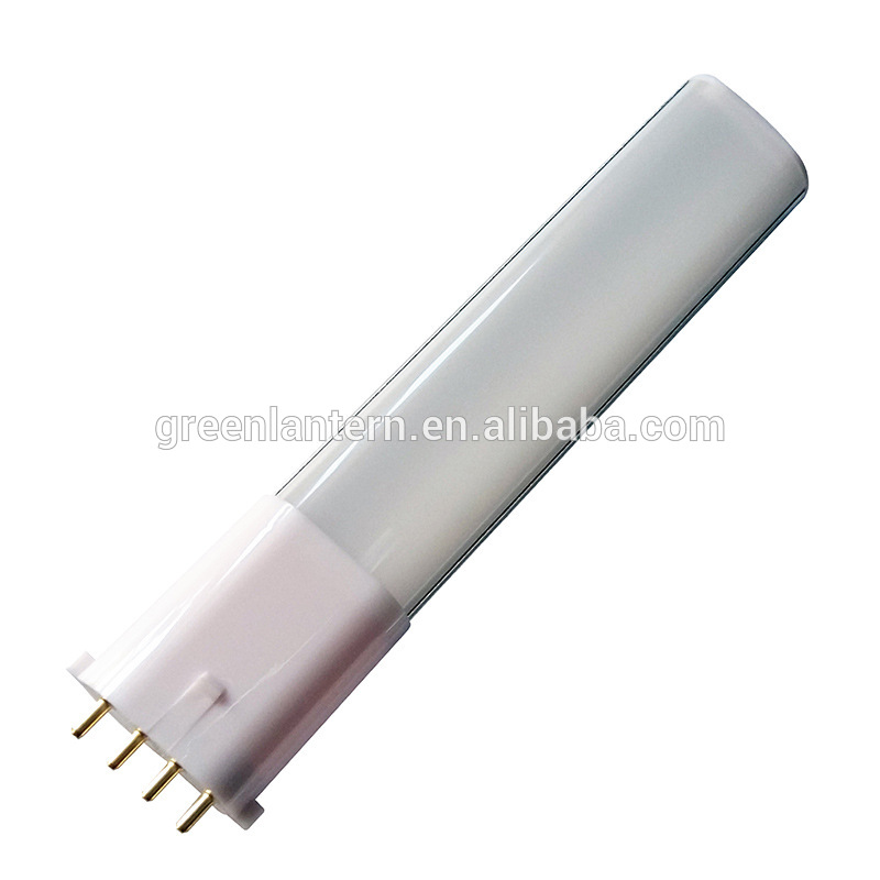 milky plastic cover 4 pins plug tube bulb medium white 4200k 2g7 light 4w lamp