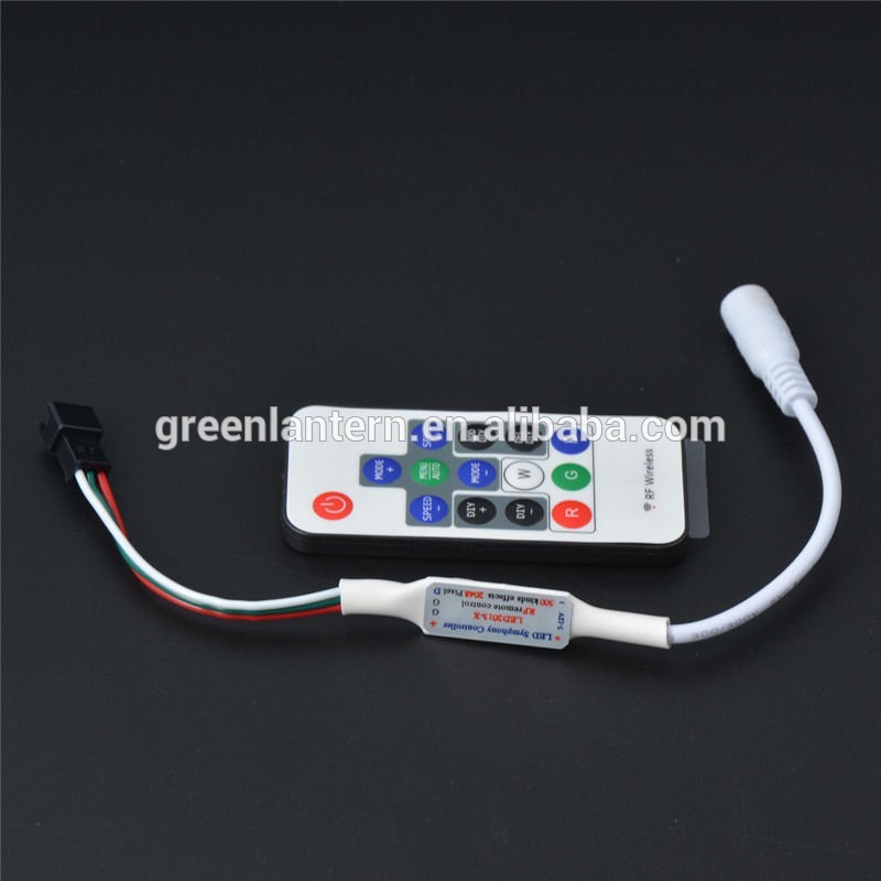 factory price RF Wireless 14 Keys Remote controller for 5V 12V WS2811 WS2812B LED Strip Module