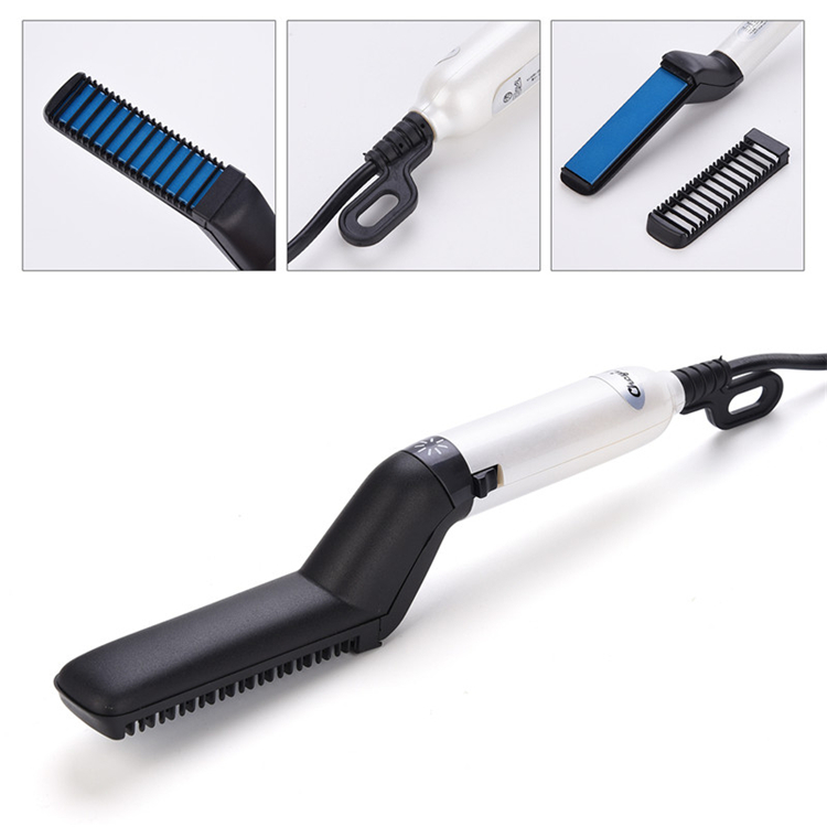 Newest  Men styling hair comb clips woman hair brush straightener Hair Controller Quick Styler Flat Iron brush comb