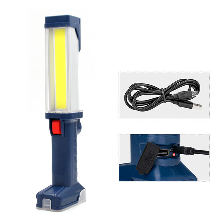 Multifunction Rechargeable Working Lamp Portable Magnetic COB LED Slim Work Light For Car Repair