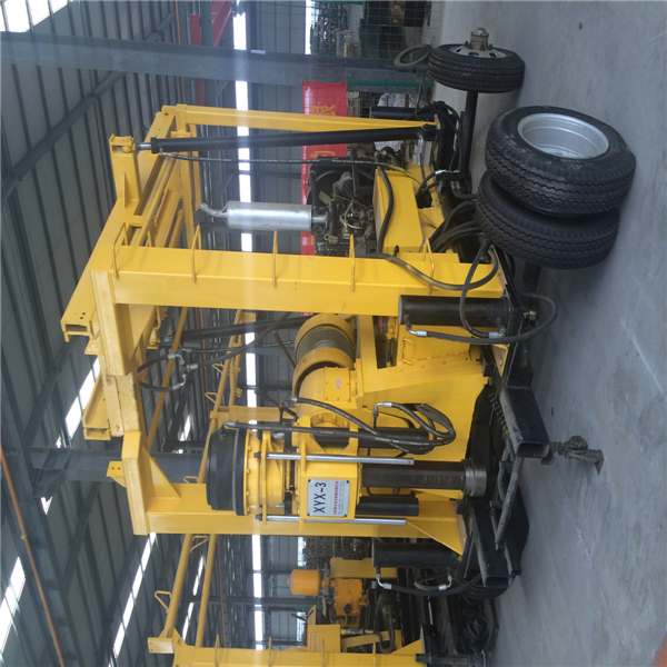 wheels trailer mounted full hydraulic Deep Water Well Drilling Rigs geophysical exploration core drill rig