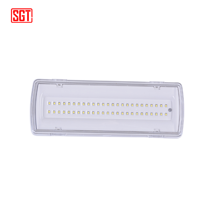 Ip65 high quality rechargeable emergency bulkhead lamp 50LEDs battery backup waterproof emergency light