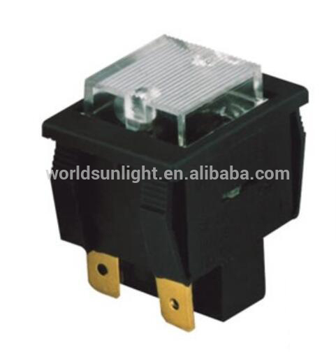 PBS-103 KD4-11 ON-OFF 4 PIN 15A push button switch with transparent cap