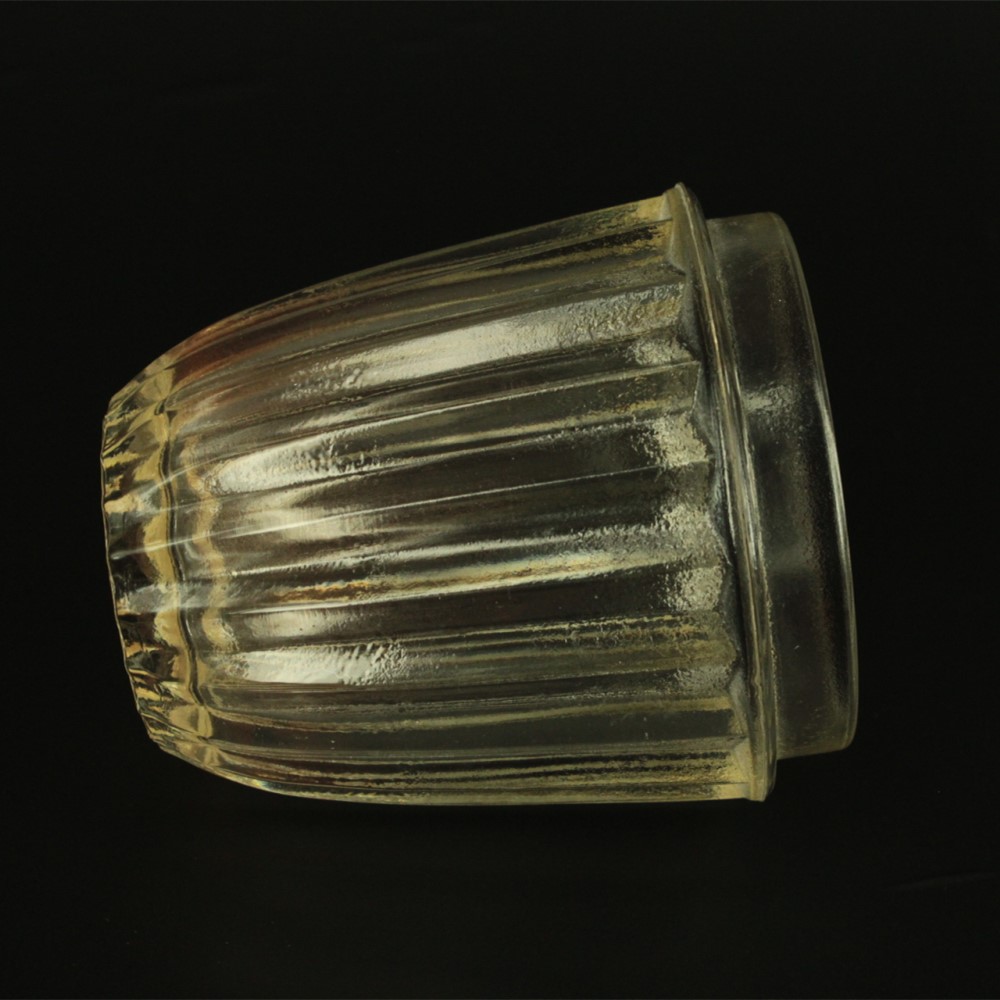 New design pressed glass lighting accessories lamp cover with special surface