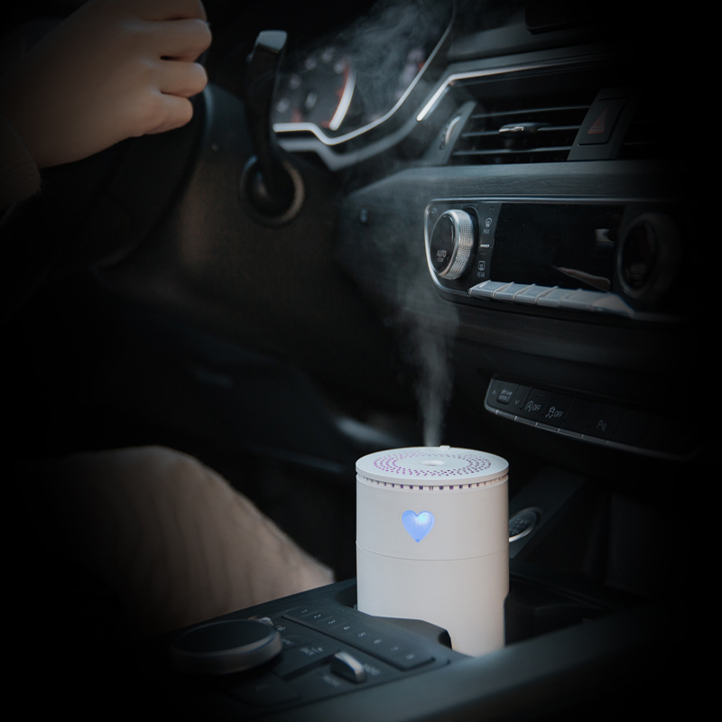 500Am Battery Flipped Mist USB Humidifier For Car