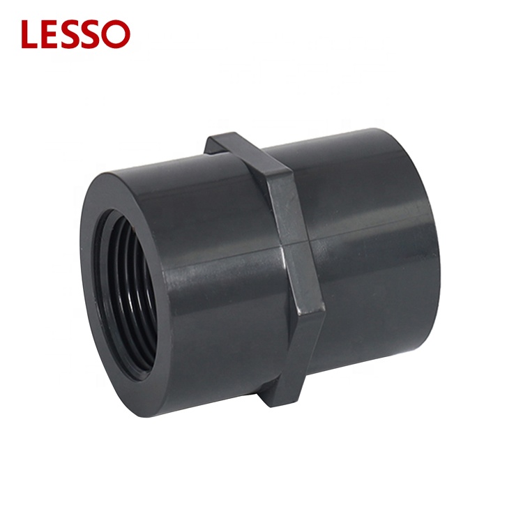 LESSO ASTM standard PVC SCH 80 Schedule 80 fittings coupling with thread