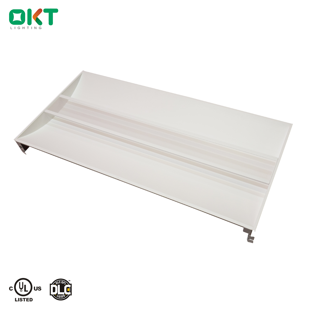 OKT Transparent optics design 2x4 indirect troffer led office light fixtures