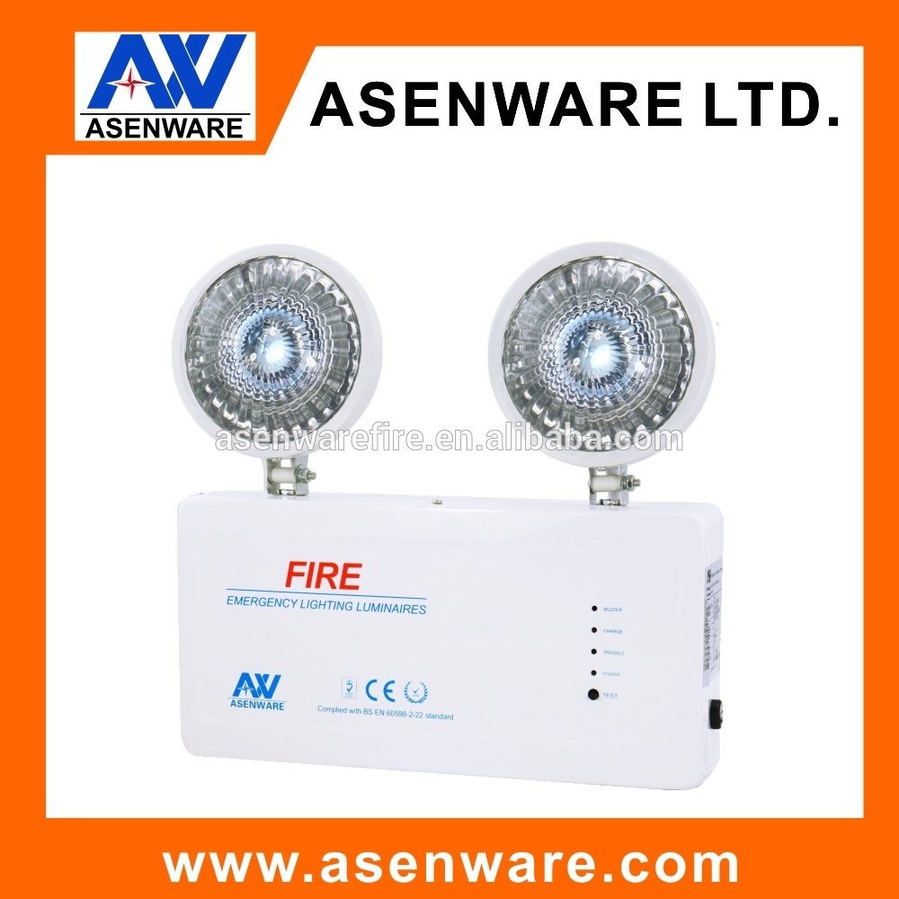 Asenware new arrival Rechargeable Twin Spot Led Emergency light Luminaire