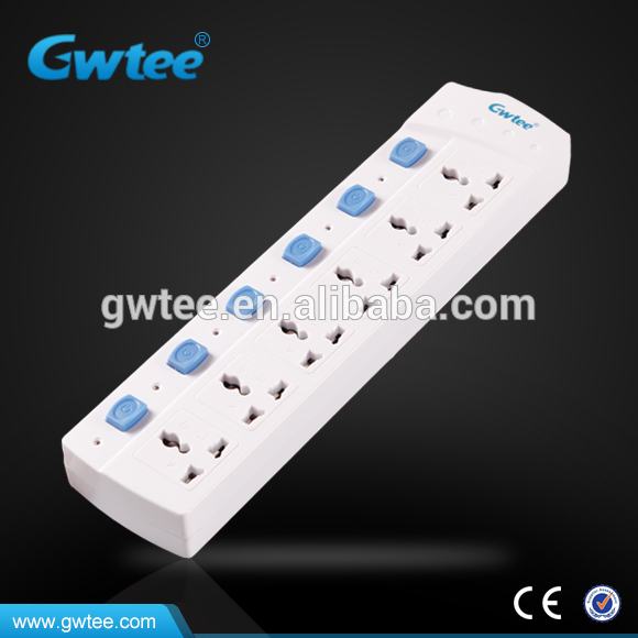 250V Extension spike guards with fuse and surge protection